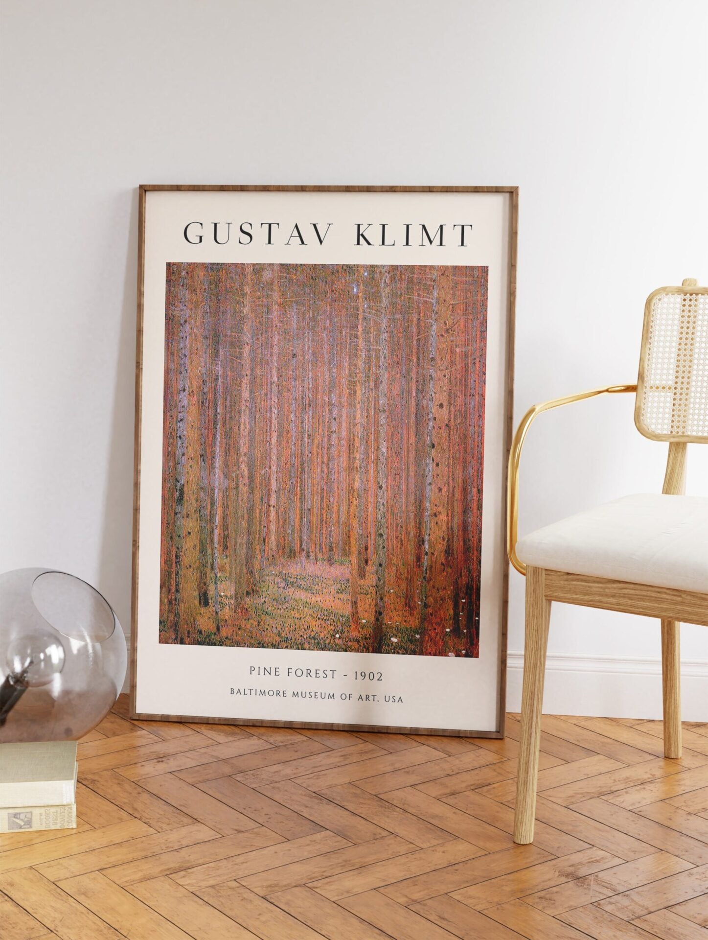 Pine Forest Poster by Gustav Klimt, Gustav Klimt Print