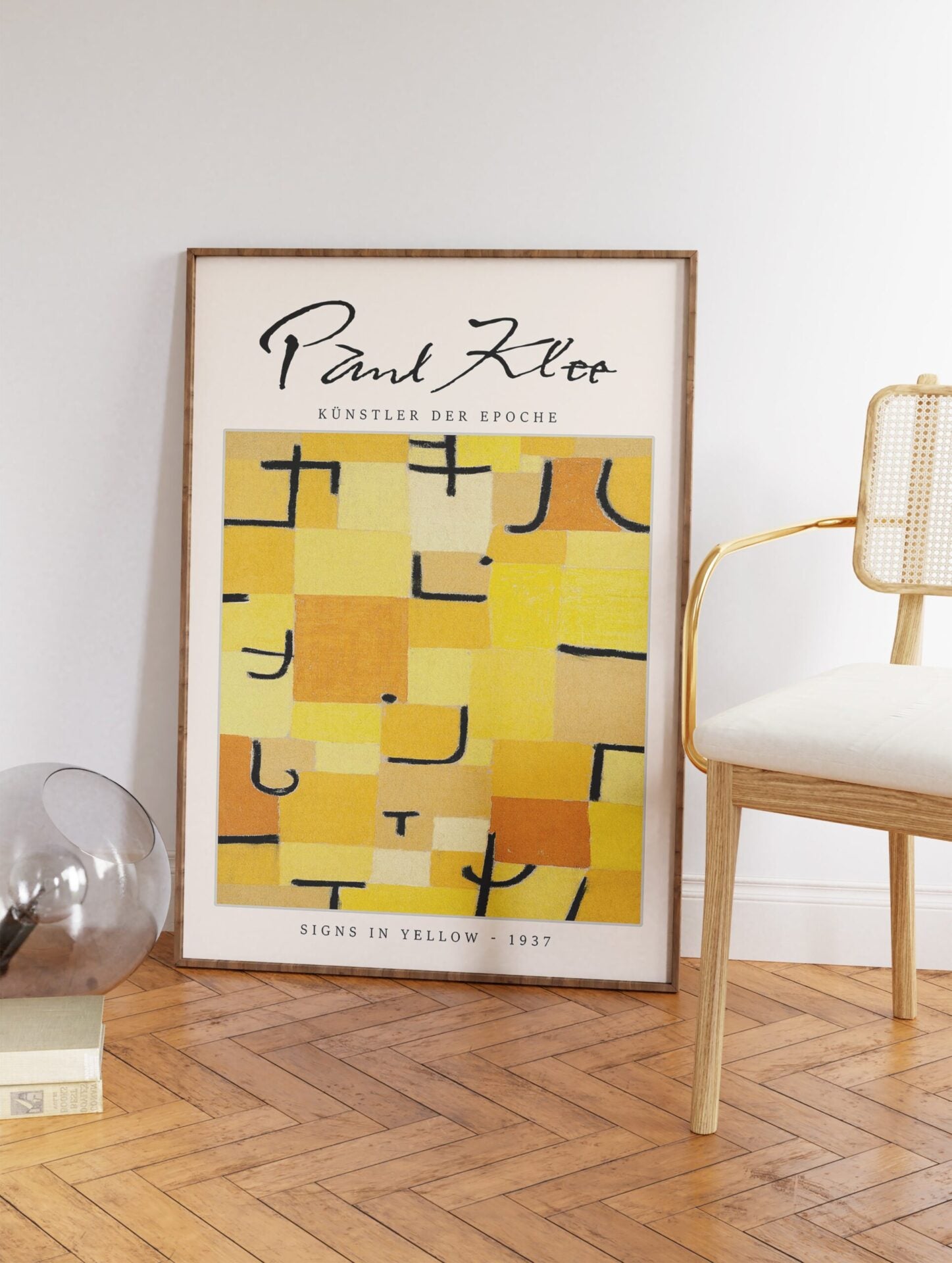 Signs In Yellow Poster by Paul Klee, Paul Klee Print