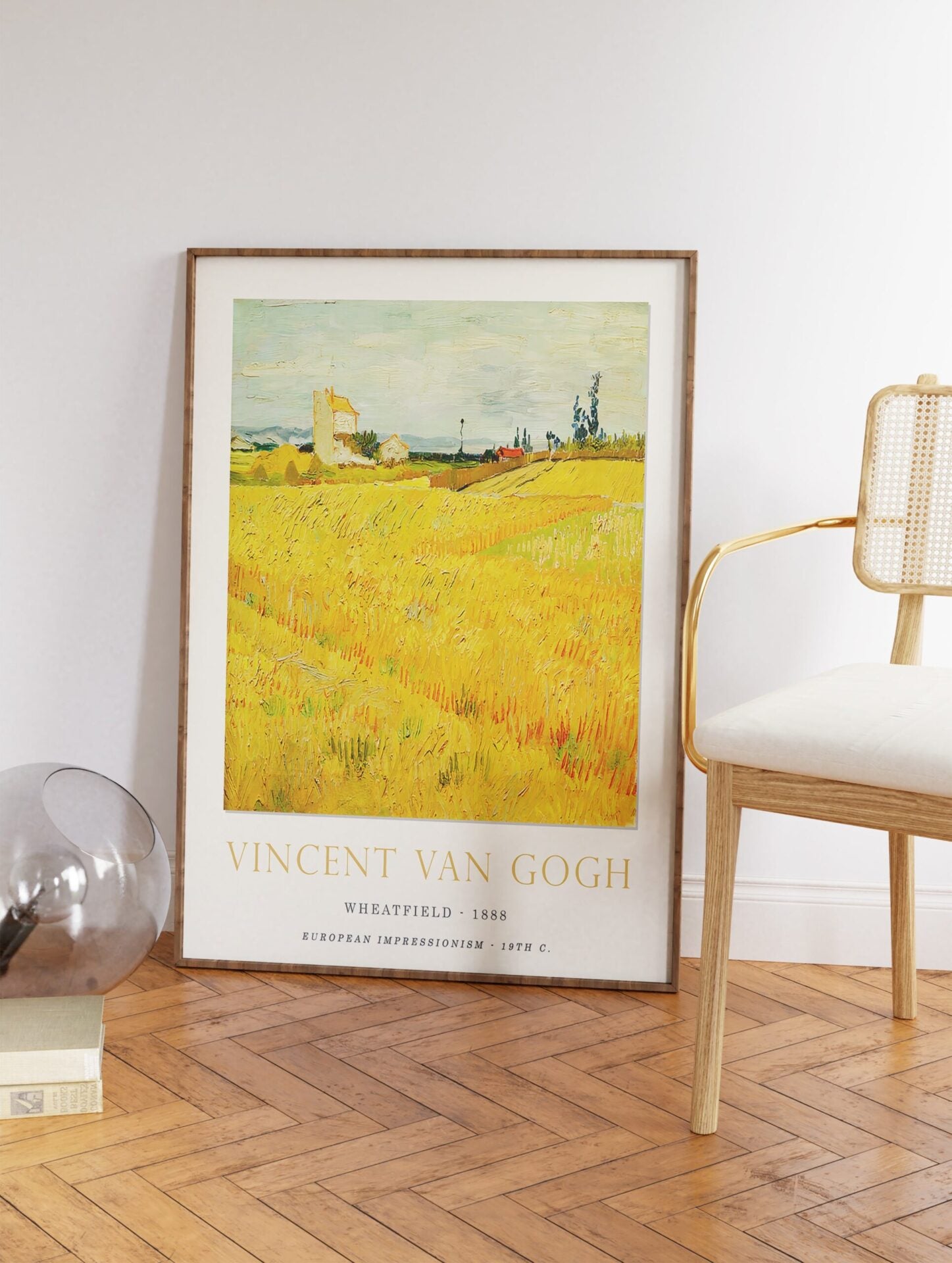 Wheatfield Poster by Vincent Van Gogh, Vincent Van Gogh Print