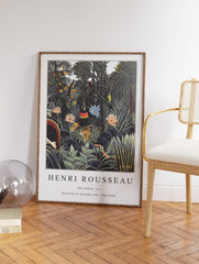 The Dream by Henri Rousseau Art Poster, Henri Rousseau Tropical Print