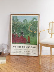 Tropical Forest With Monkeys Poster by Henri Rousseau, Henri Rousseau Print