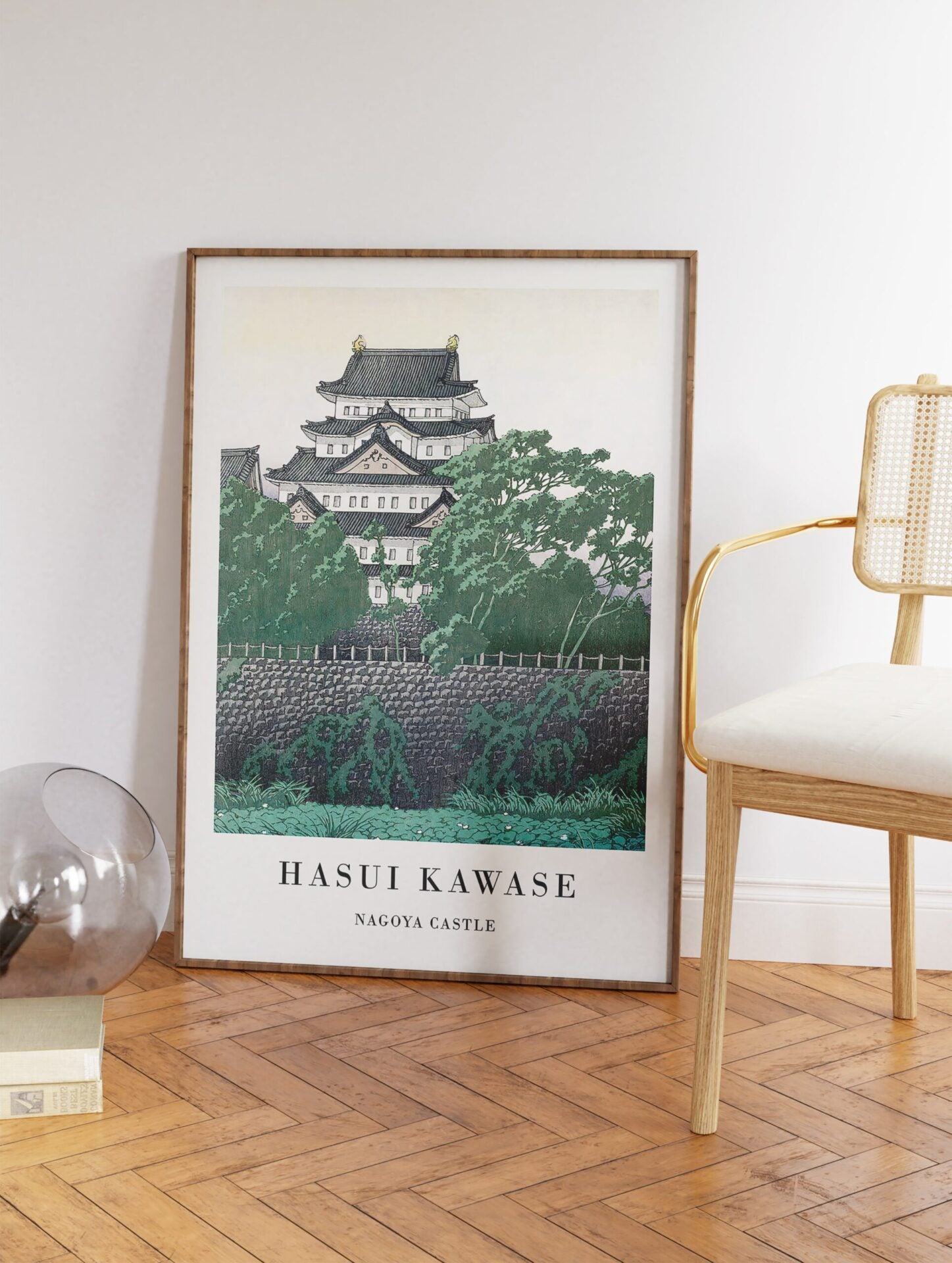 Nagoya Castle Poster by Hasui Kawase, Hasui Kawase Print