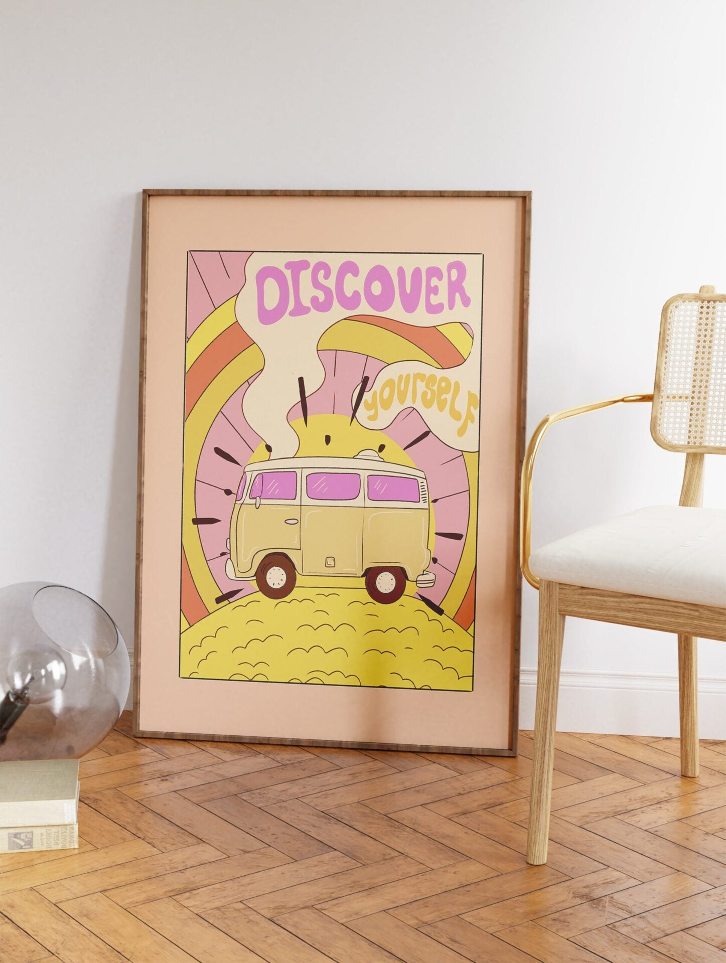 Hippie Poster, Psychedelic Hippie Print