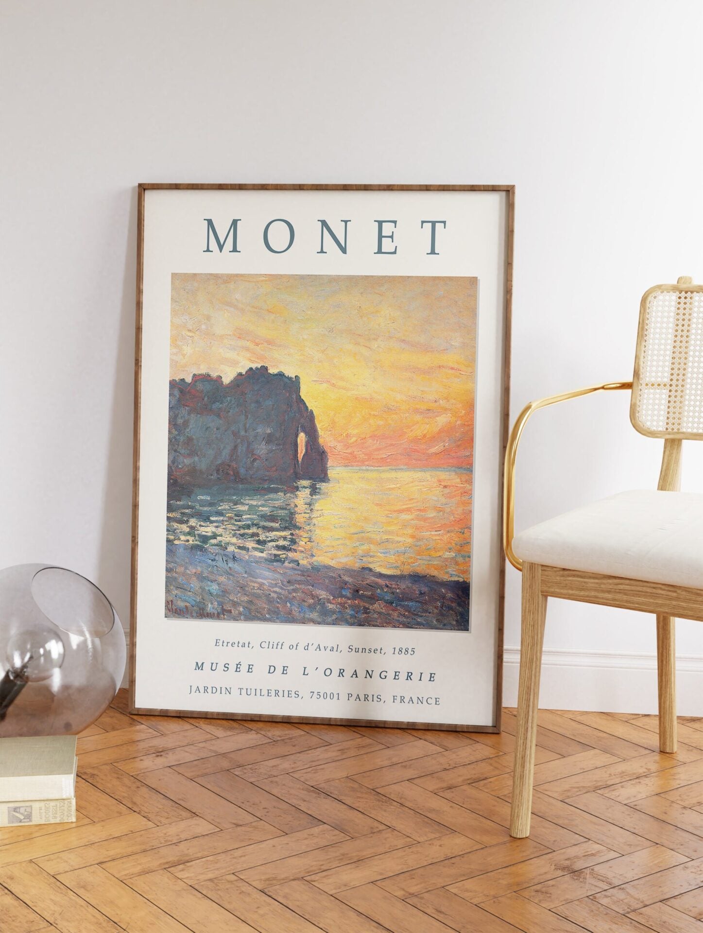 Etretat Poster by Claude Monet, Claude Monet Print