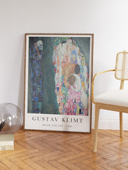 Death And Life Poster by Gustav Klimt, Gustav Klimt Print