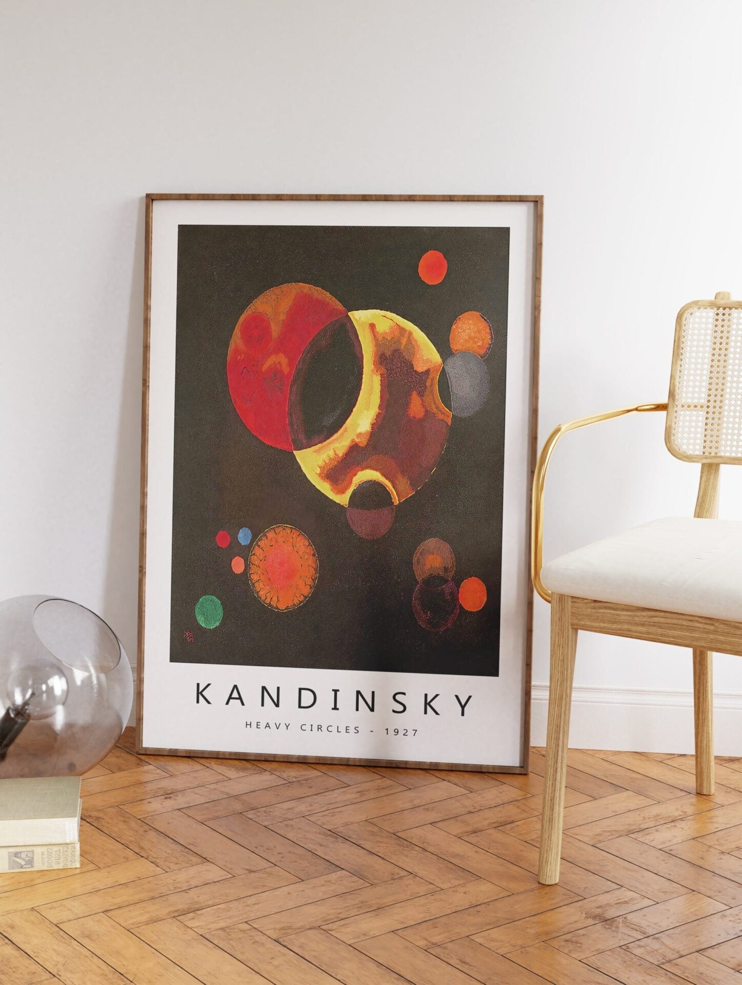 Heavy Circles Poster by Wassily Kandinsky, Wassily Kandinsky Print