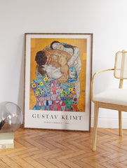 Family Embrace Poster by Gustav Klimt, Gustav Klimt Print