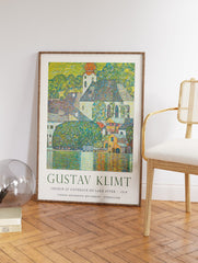 Church On Lake Latter by Gustav Klimt Poster, Gustav Klimt Print