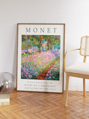 The Artist's Garden at Giverny Poster by Claude Monet, Claude Monet Print