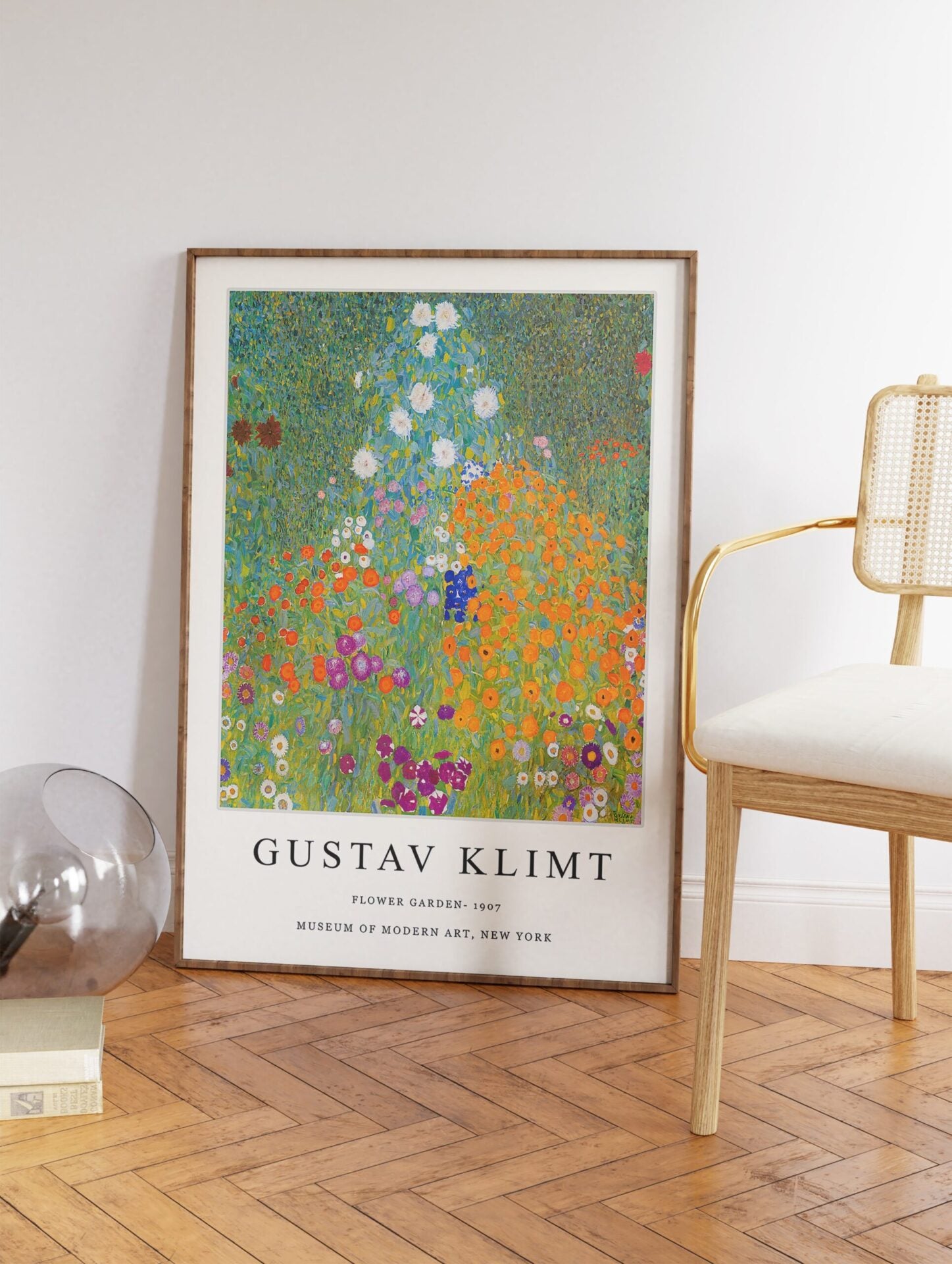 Flower Garden Poster by Gustav Klimt, Gustav Klimt Print