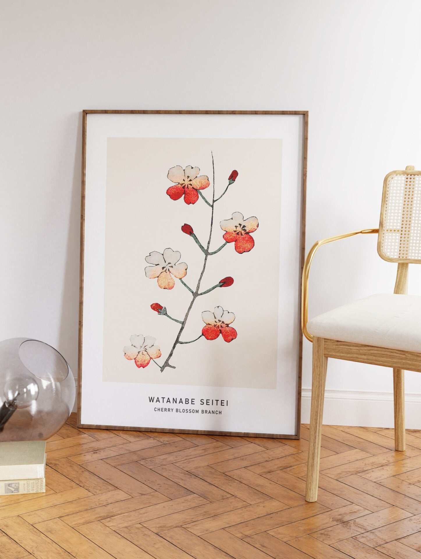 Japanese Cherry Blossom Poster, Japanese Print