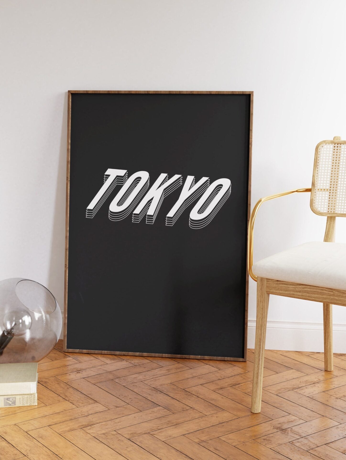 Tokyo Typography Poster, Tokyo Text Print