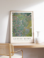 Italian Horticultural Landscape Poster by Gustav Klimt, Gustav Klimt Print