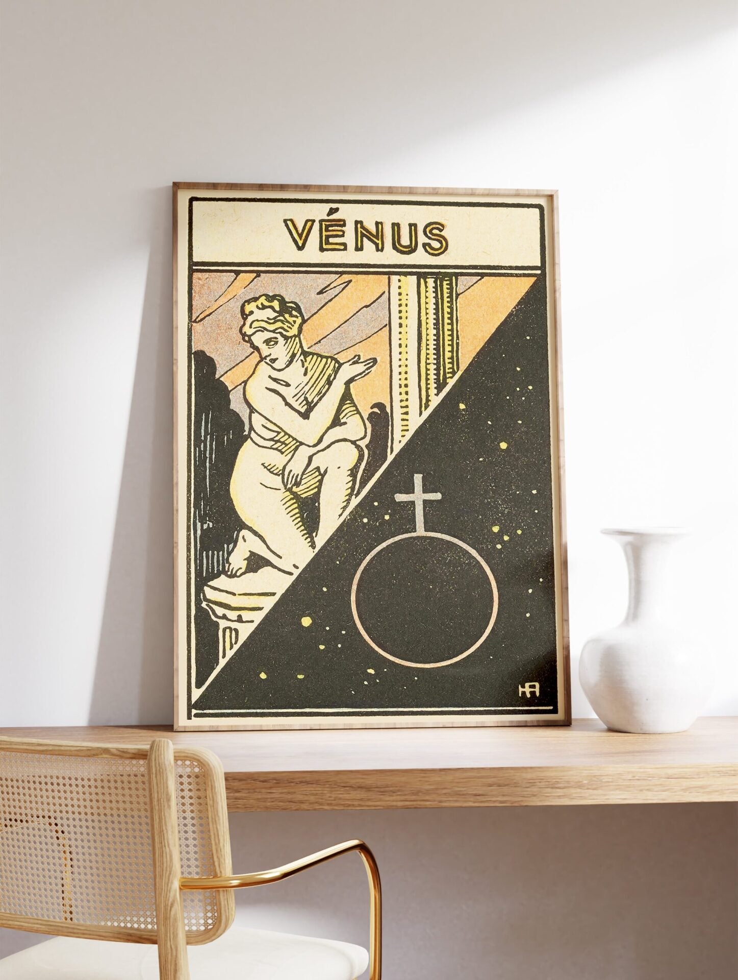 Venus Goddess Poster, Tarot Print