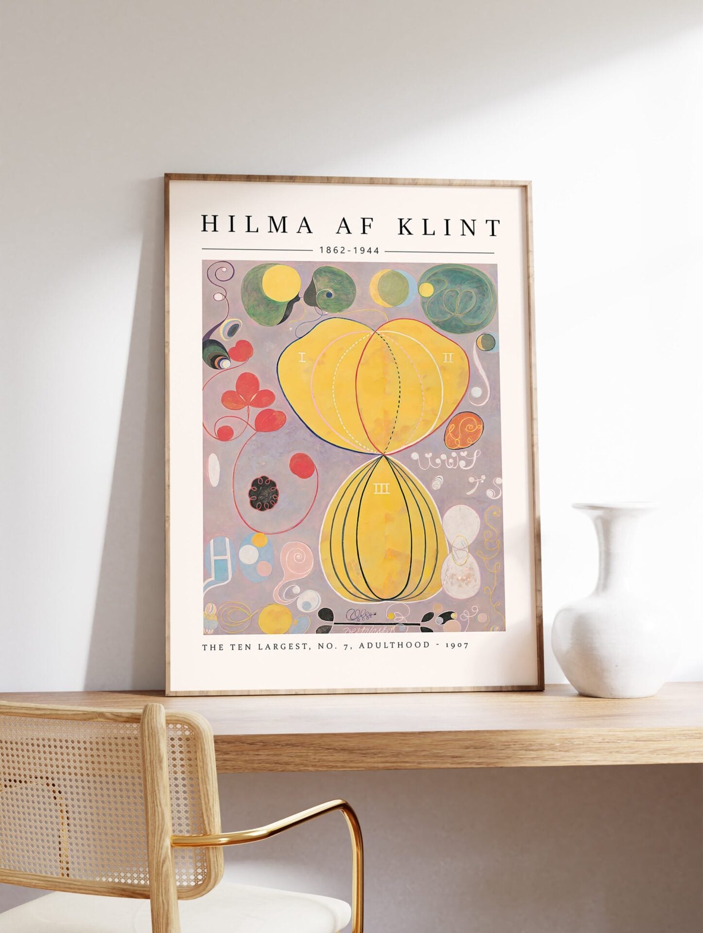 The Ten Largest No.7 by Hilma Af Klint Poster, Hilma Af Klint Art Print