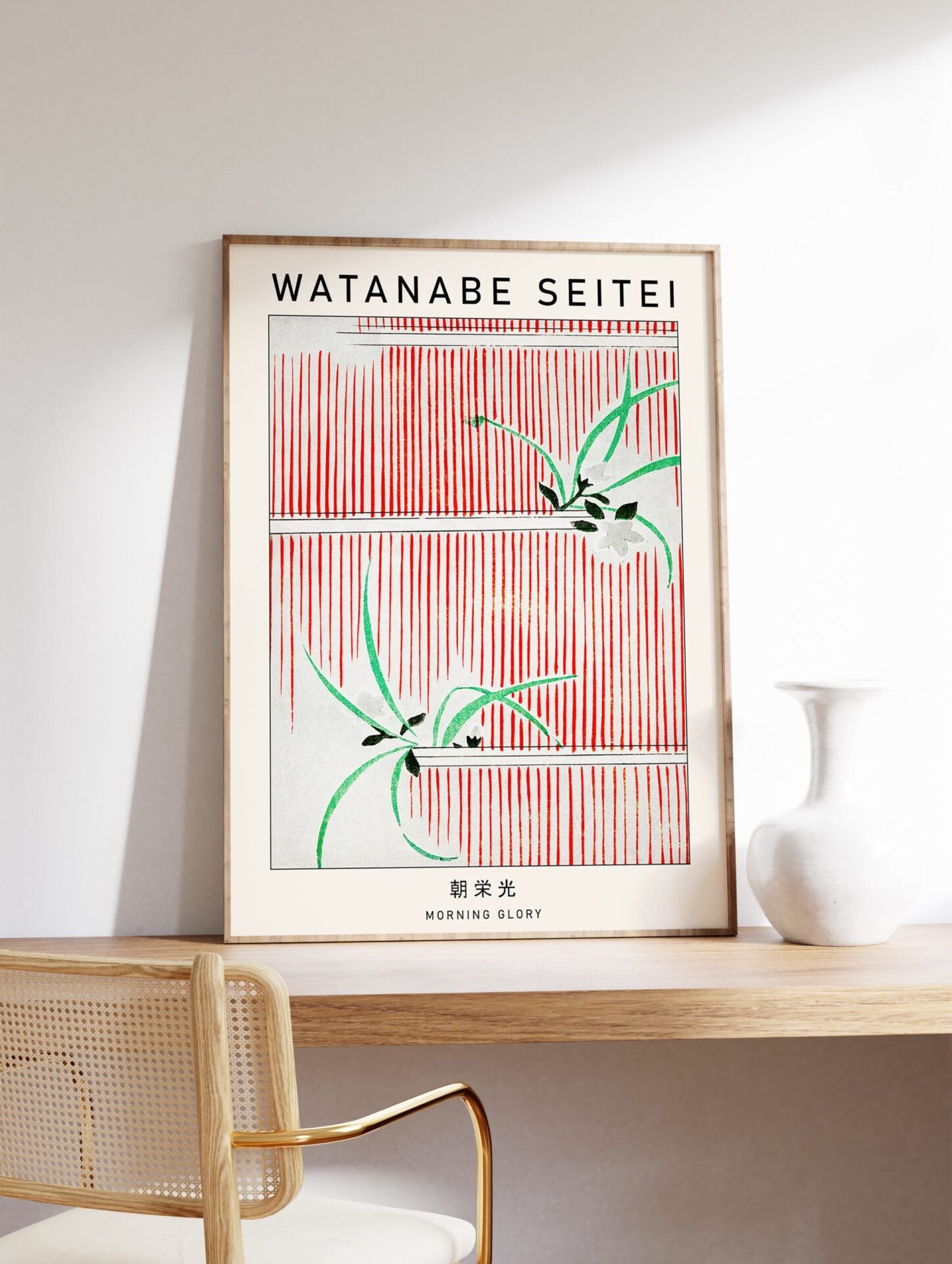 Morning Glory Poster by Watanabe Seitei, Watanabe Seitei Print