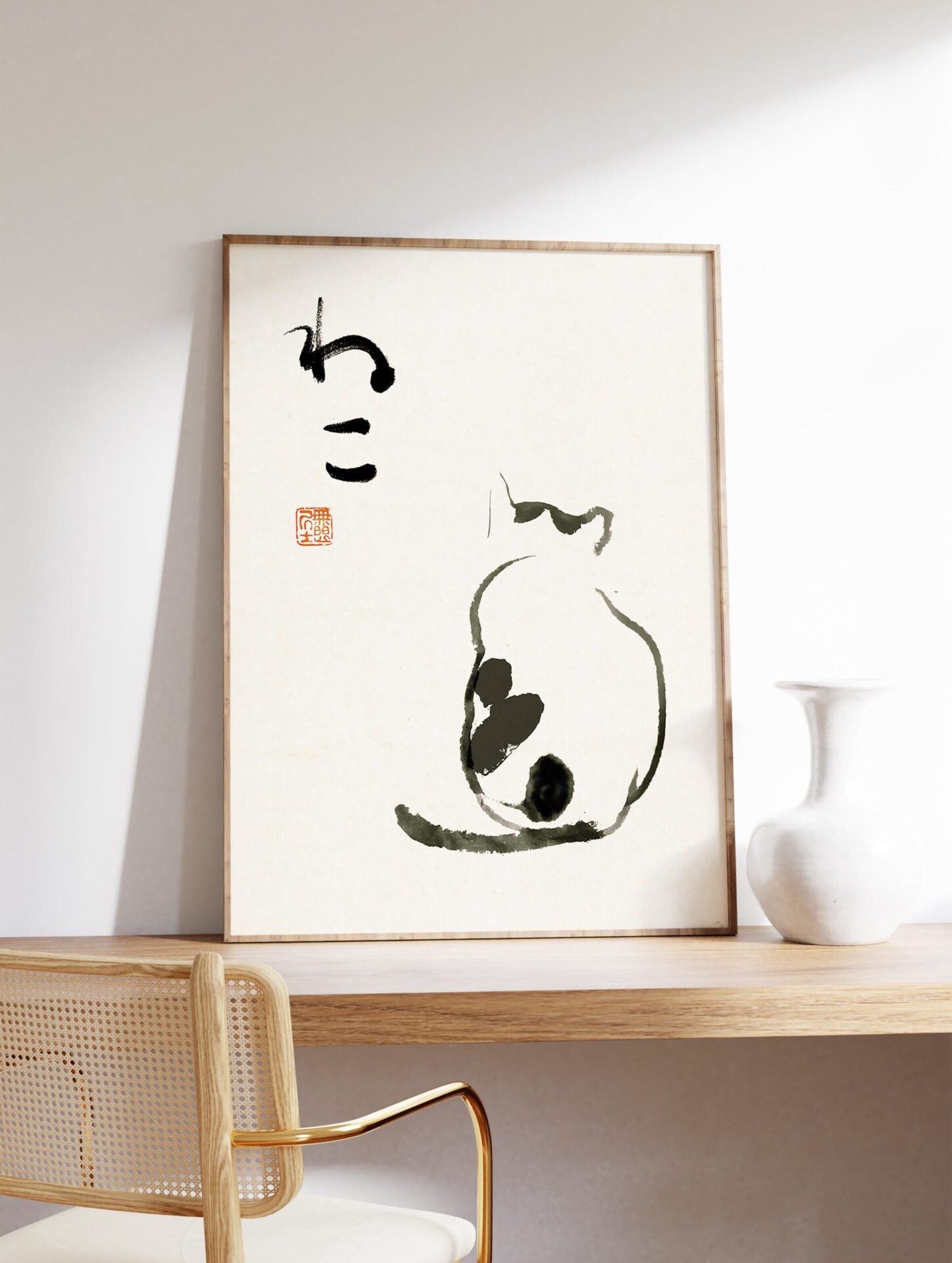 The Cat Poster by Matsumoto Hoji, Matsumoto Hoji Print