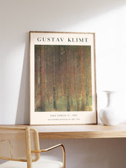 Pine Forest Poster by Gustav Klimt, Gustav Klimt Print