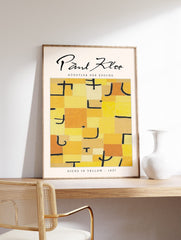 Signs In Yellow Poster by Paul Klee, Paul Klee Print