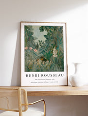 Rousseau the Equatorial Jungle Poster, Tropical Print