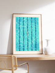 Swimming Pool Poster, Swimming Pool Print