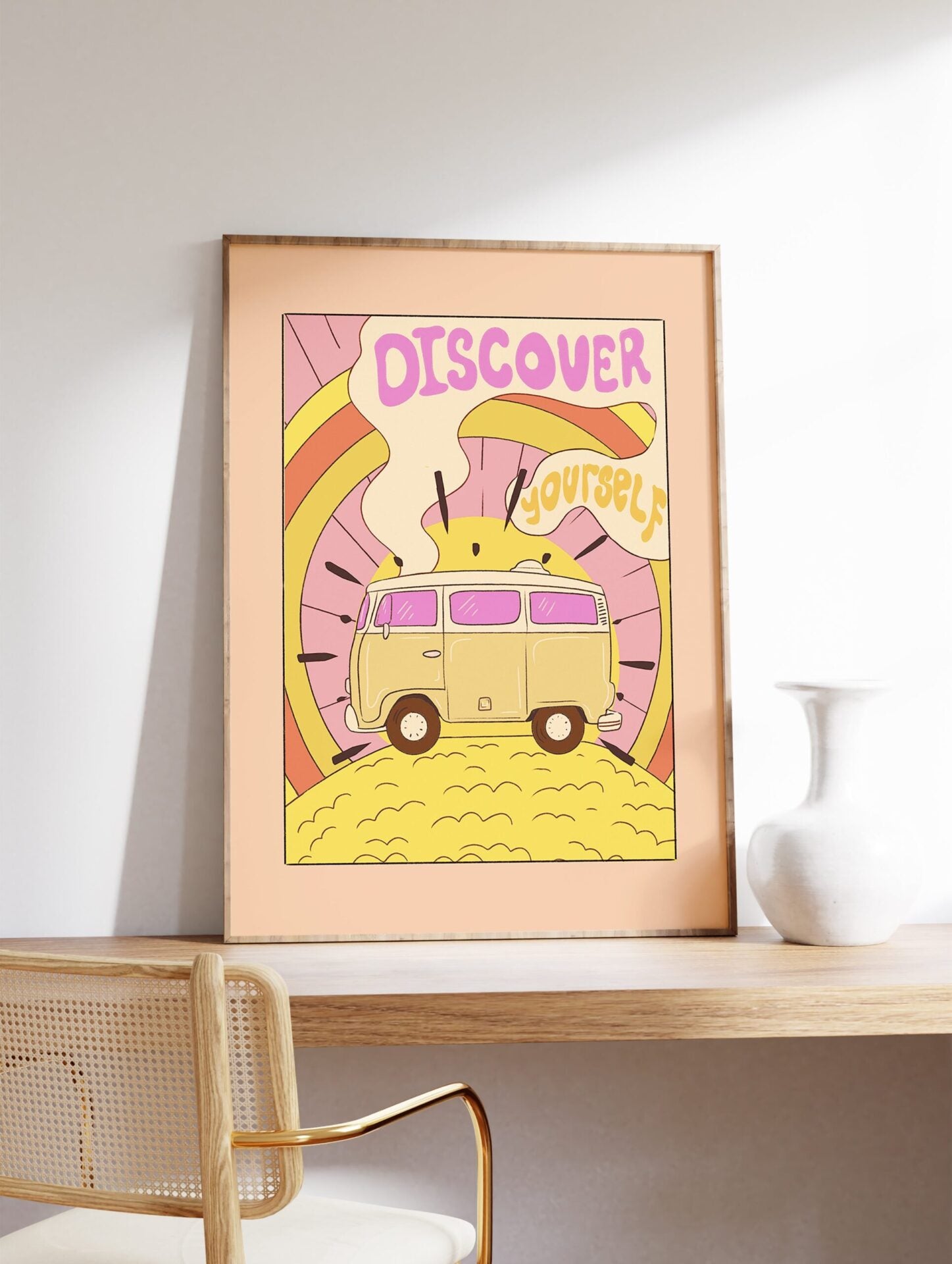 Hippie Poster, Psychedelic Hippie Print