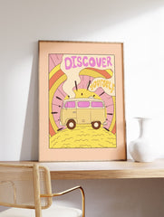 Hippie Poster, Psychedelic Hippie Print