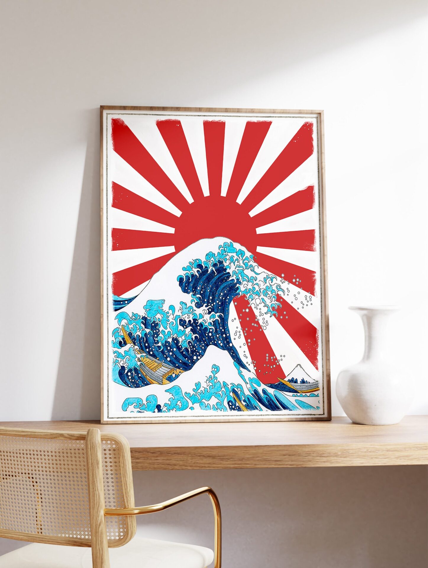 Katsushika Hokusai Wave Poster, The Great Wave Print