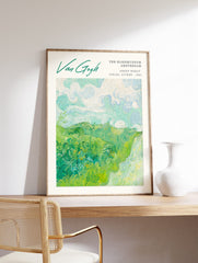 Green Wheat Fields, Auvers Poster by Vincent Van Gogh, Vincent Van Gogh Print