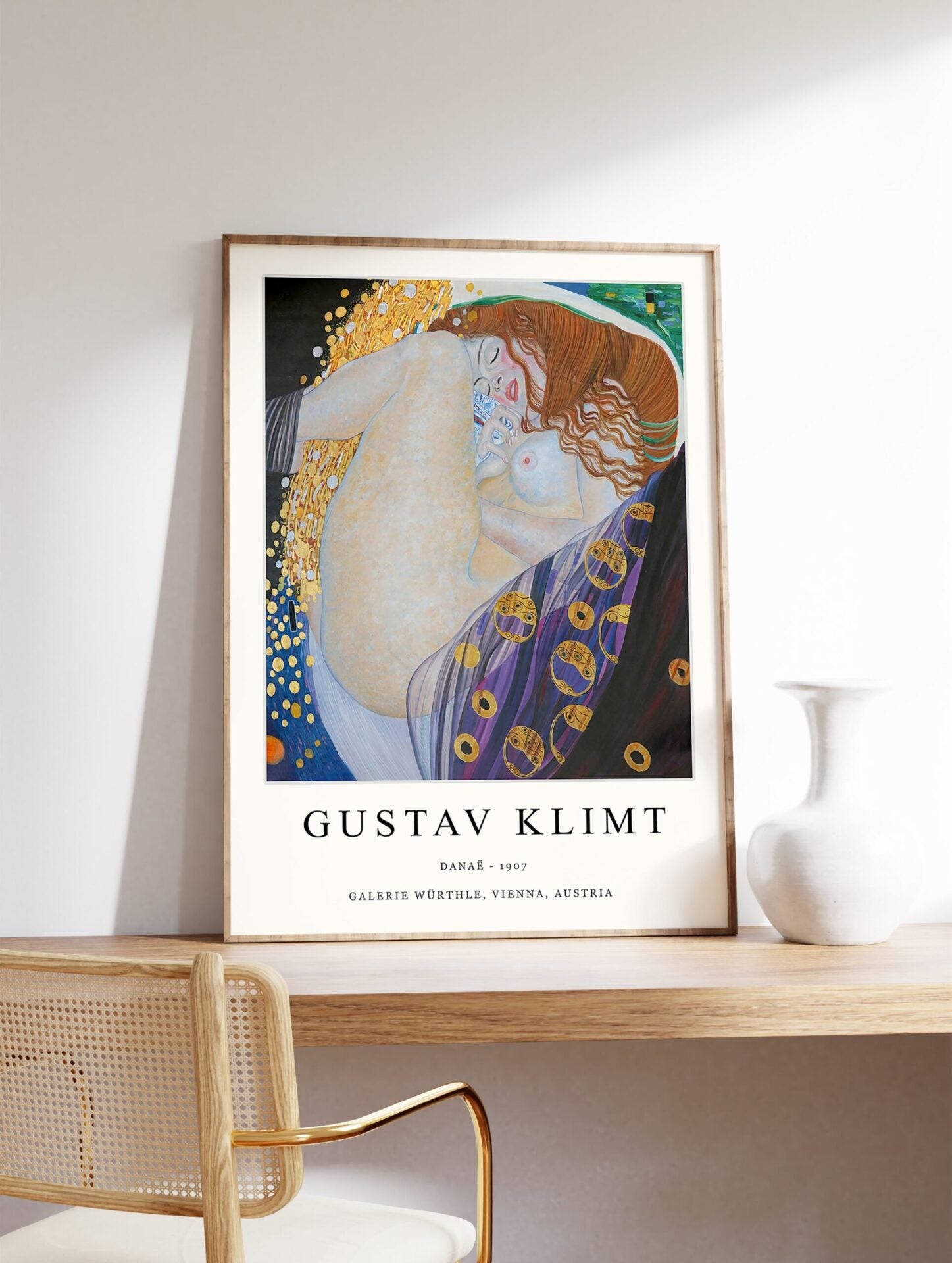 Danaé | Gustav Klimt | Estampe d'art Danaé | Gustav Klimt | Estampe d'art
