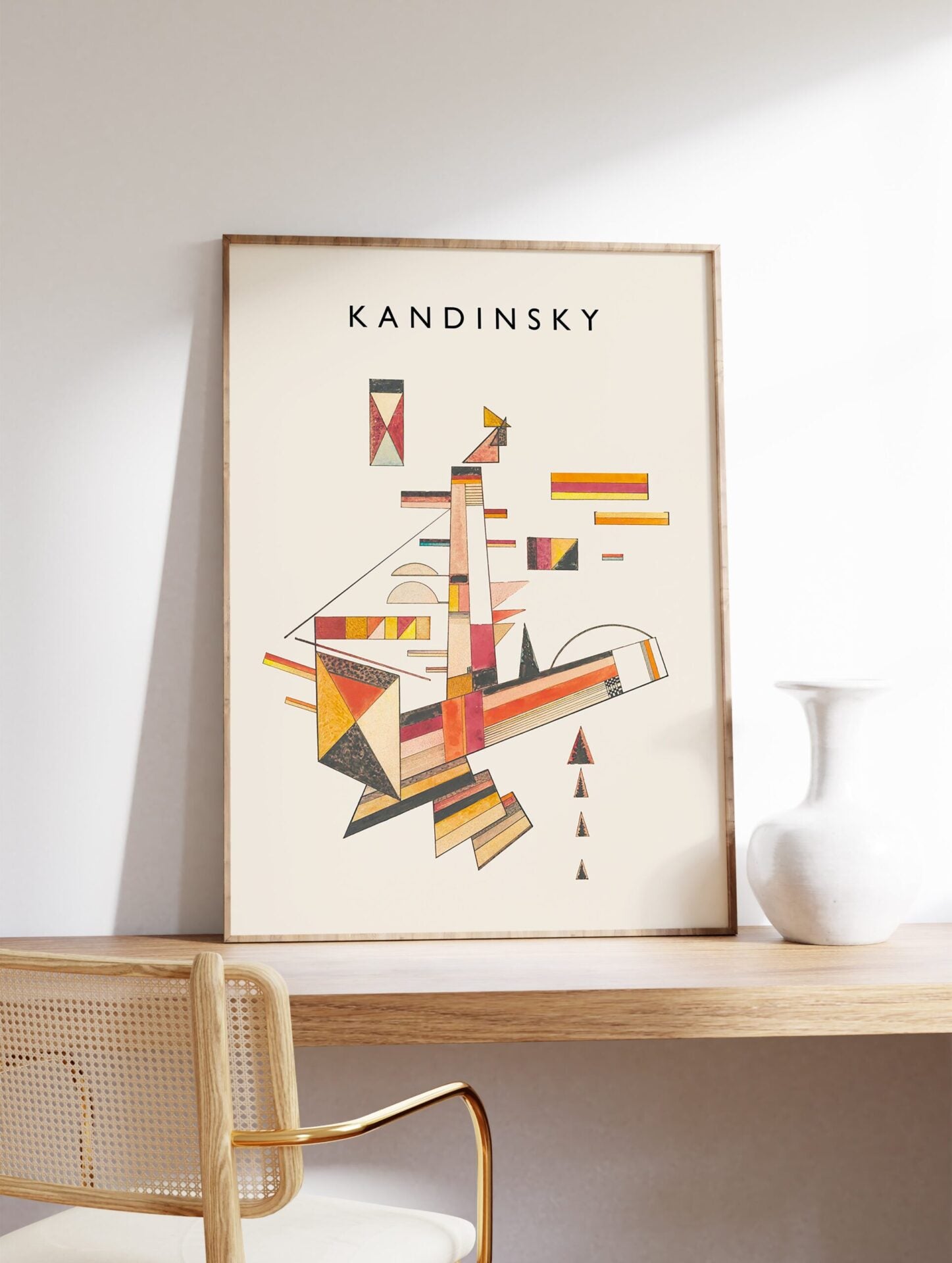 Geometric Abstract Poster by Wassily Kandinsky, Wassily Kandinsky Print