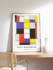 Composition A Poster by Piet Mondrian, Piet Mondrian Print