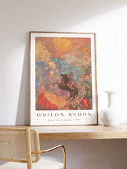 Muse On Pegasus Poster by Odilon Redon, Odilon Redon Print