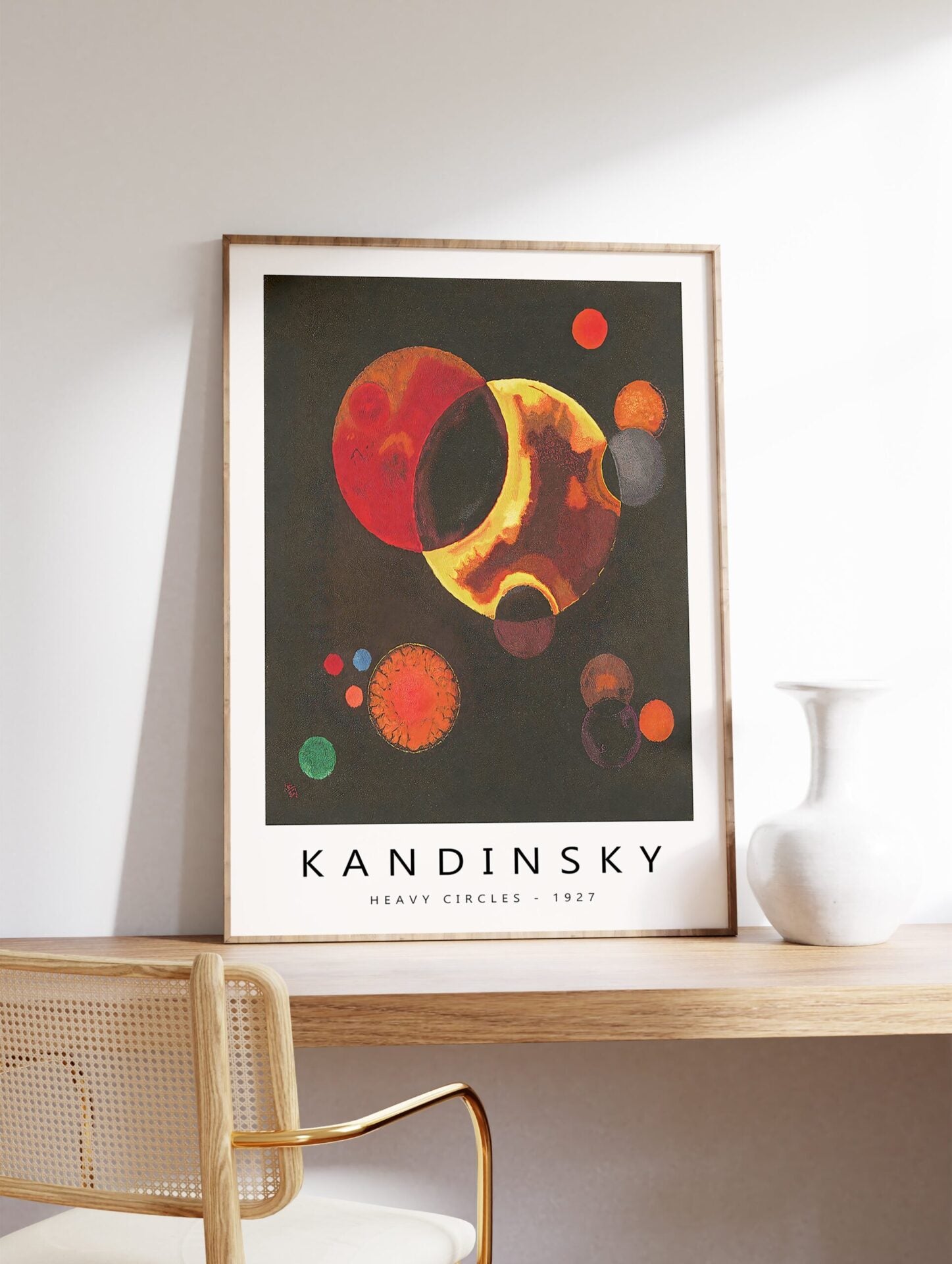 Heavy Circles Poster by Wassily Kandinsky, Wassily Kandinsky Print