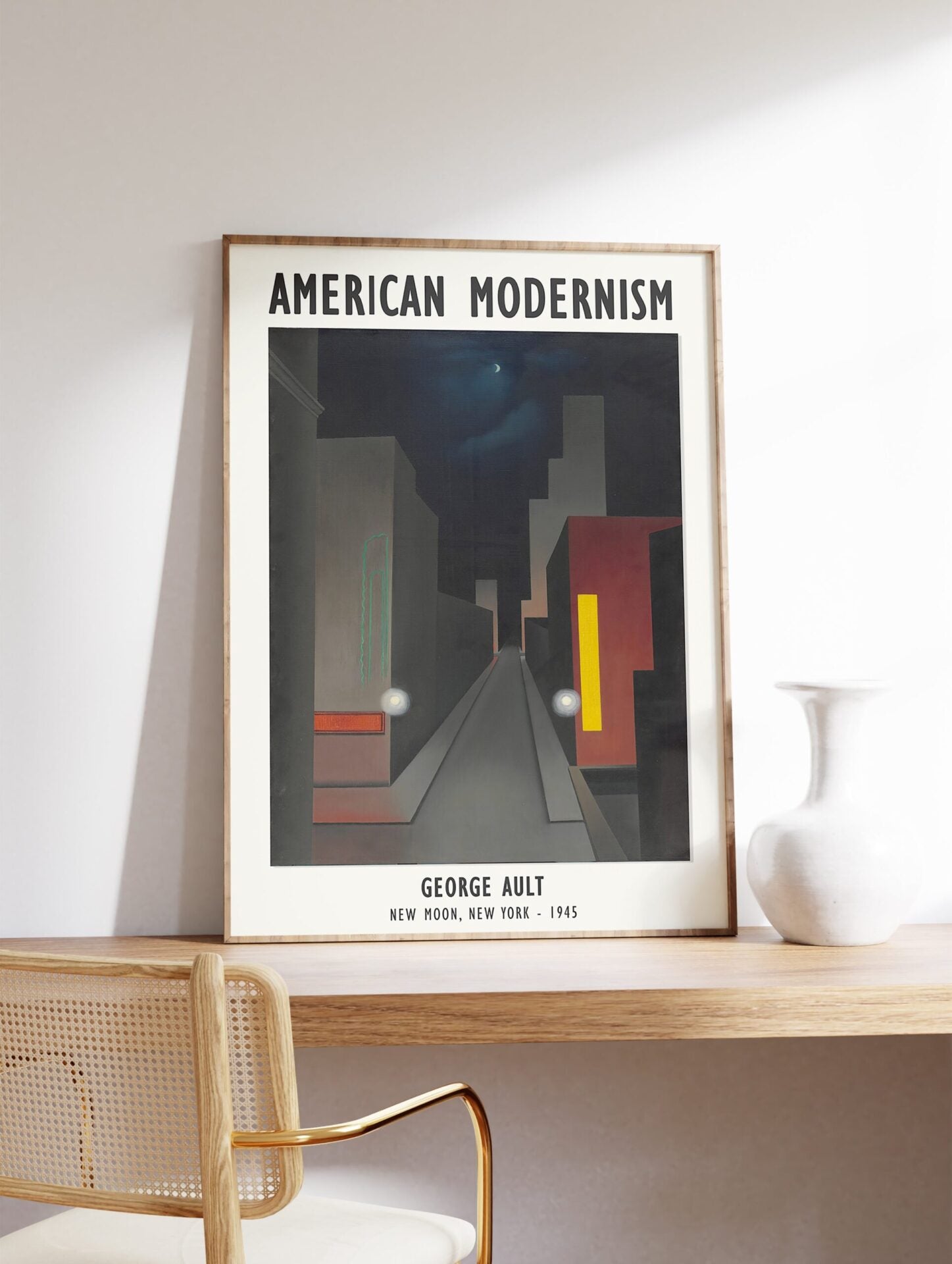 New Moon, New York Poster by George Ault, George Ault Print