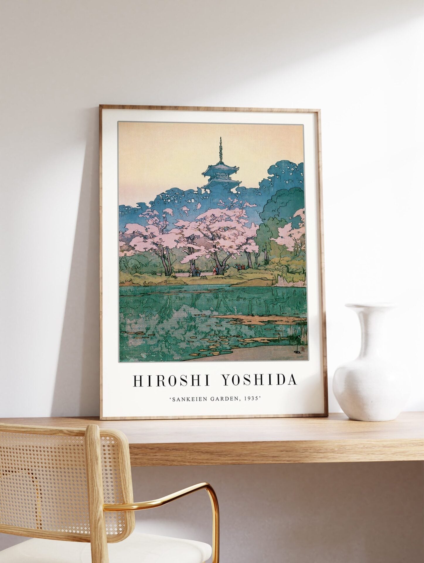 Sankeien Garden Poster by Hiroshi Yoshida, Hiroshi Yoshida Print