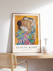 Family Embrace Poster by Gustav Klimt, Gustav Klimt Print