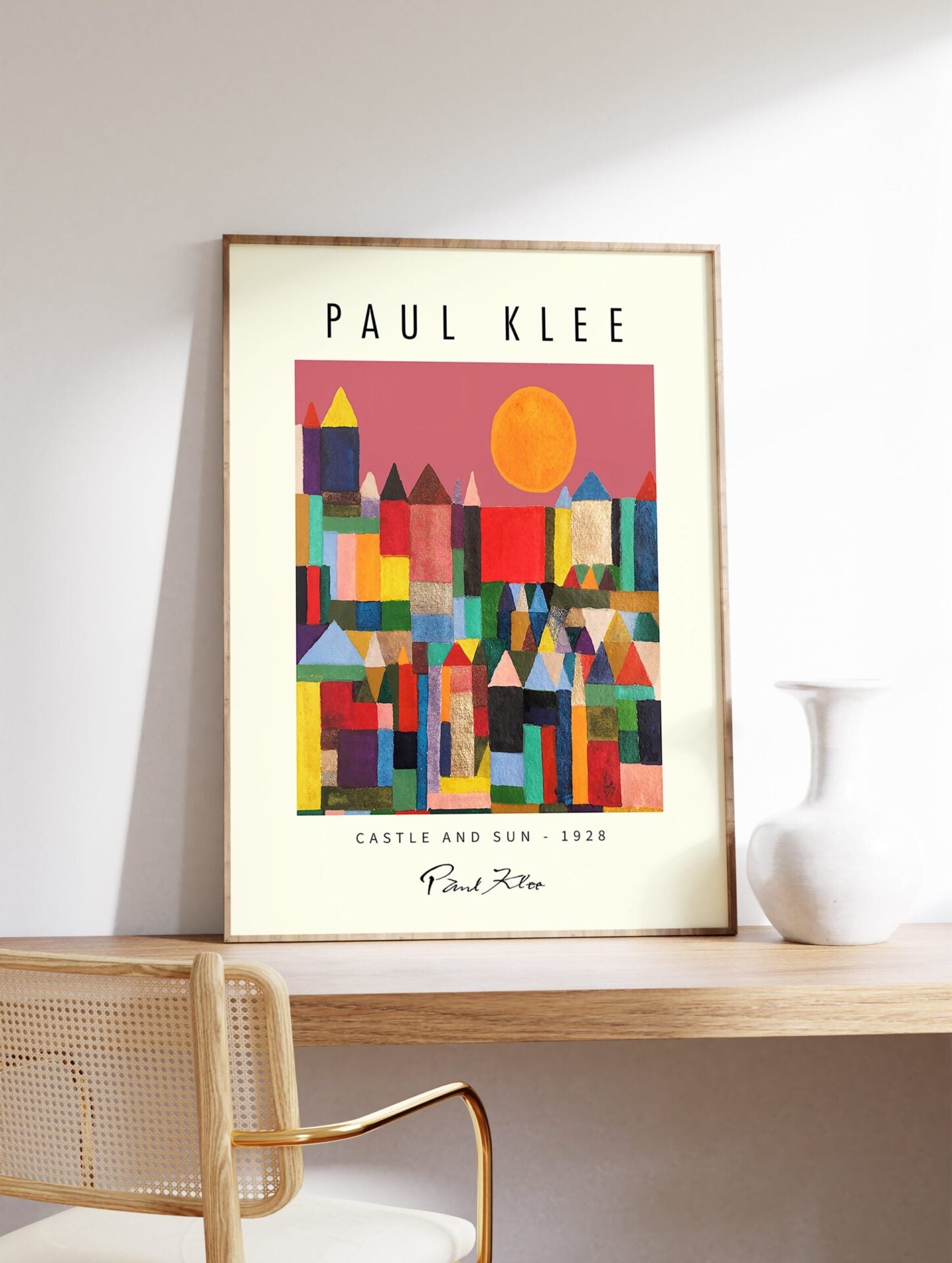 Castle And Sun Poster by Paul Klee, Paul Klee Print