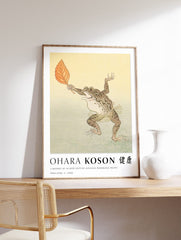 Frog Poster by Ohara Koson, Ohara Koson Print