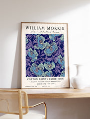 Purple William Morris Exhibition Poster, William Morris Print