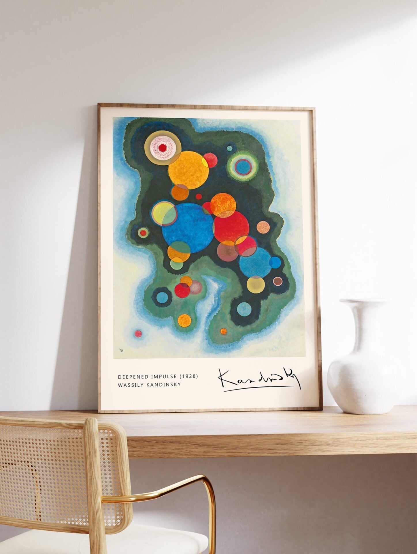 Deepened Impulse Poster by Wassily Kandinsky, Wassily Kandinsky Print