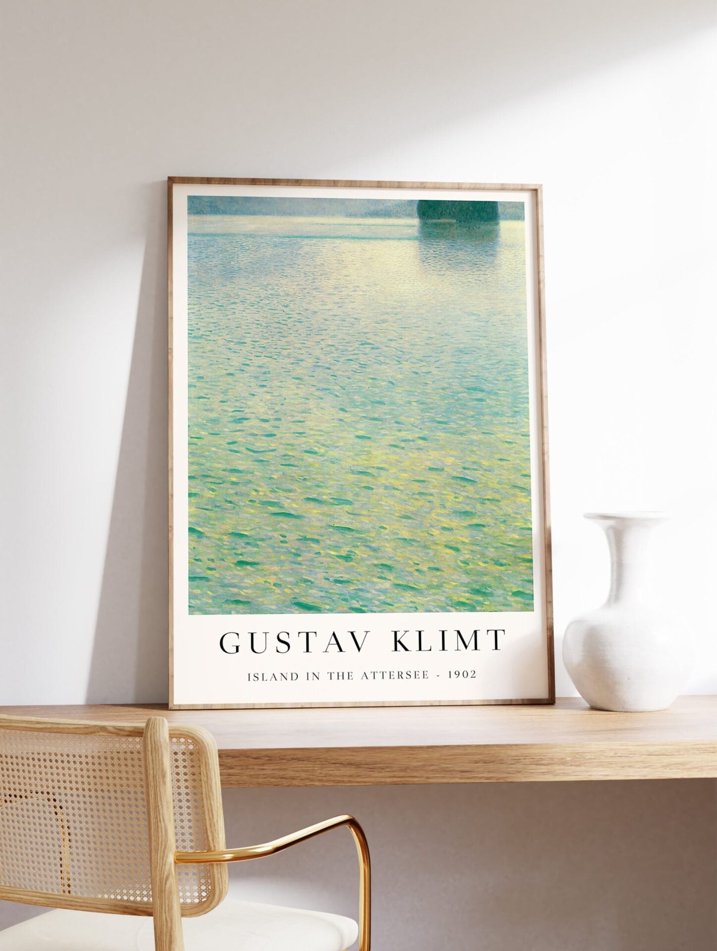 Island In The Attersee Poster by Gustav Klimt, Gustav Klimt Print