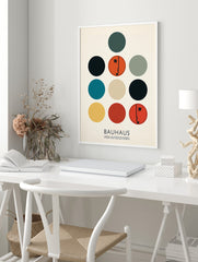 Bauhaus Poster, Retro Abstract Artwork