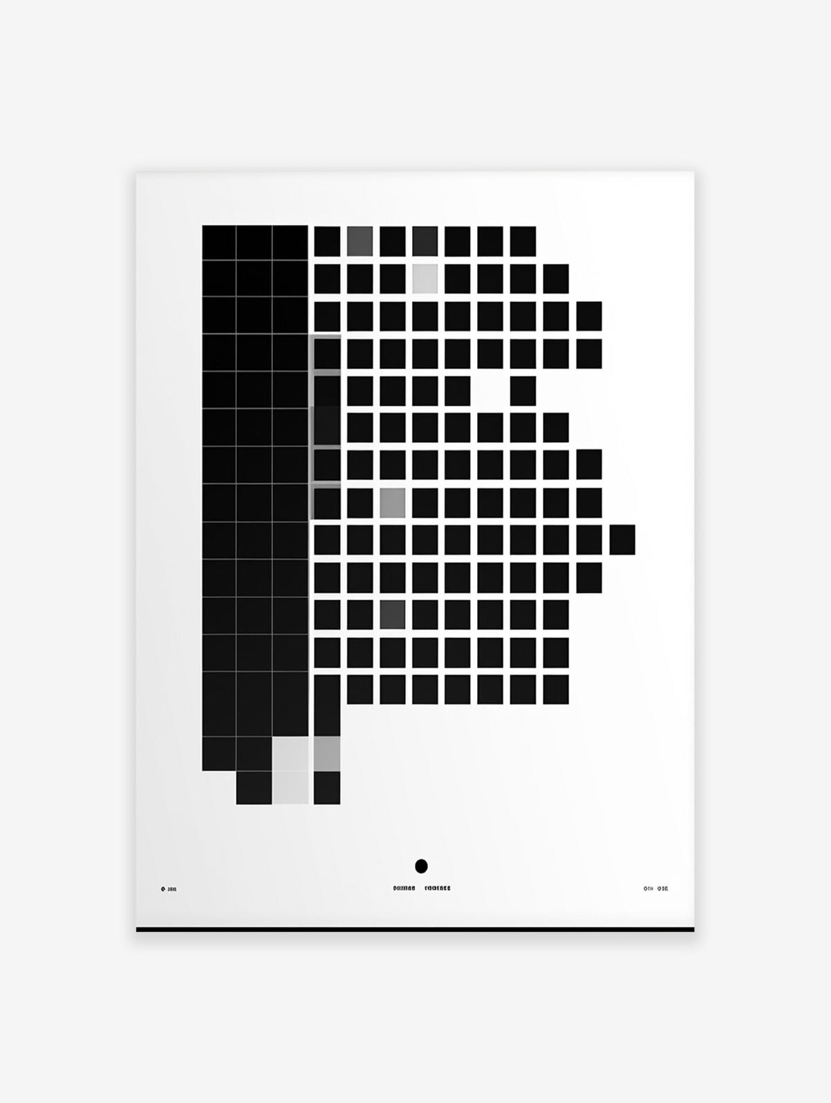 Black and White Bauhaus Poster, Bauhus Print