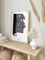 Black and White Bauhaus Poster, Bauhus Print