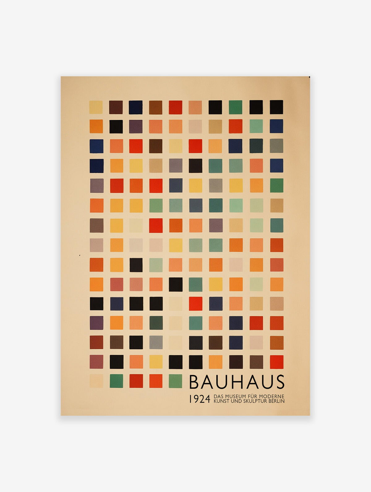 Bauhaus Poster, Retro Abstract Artwork