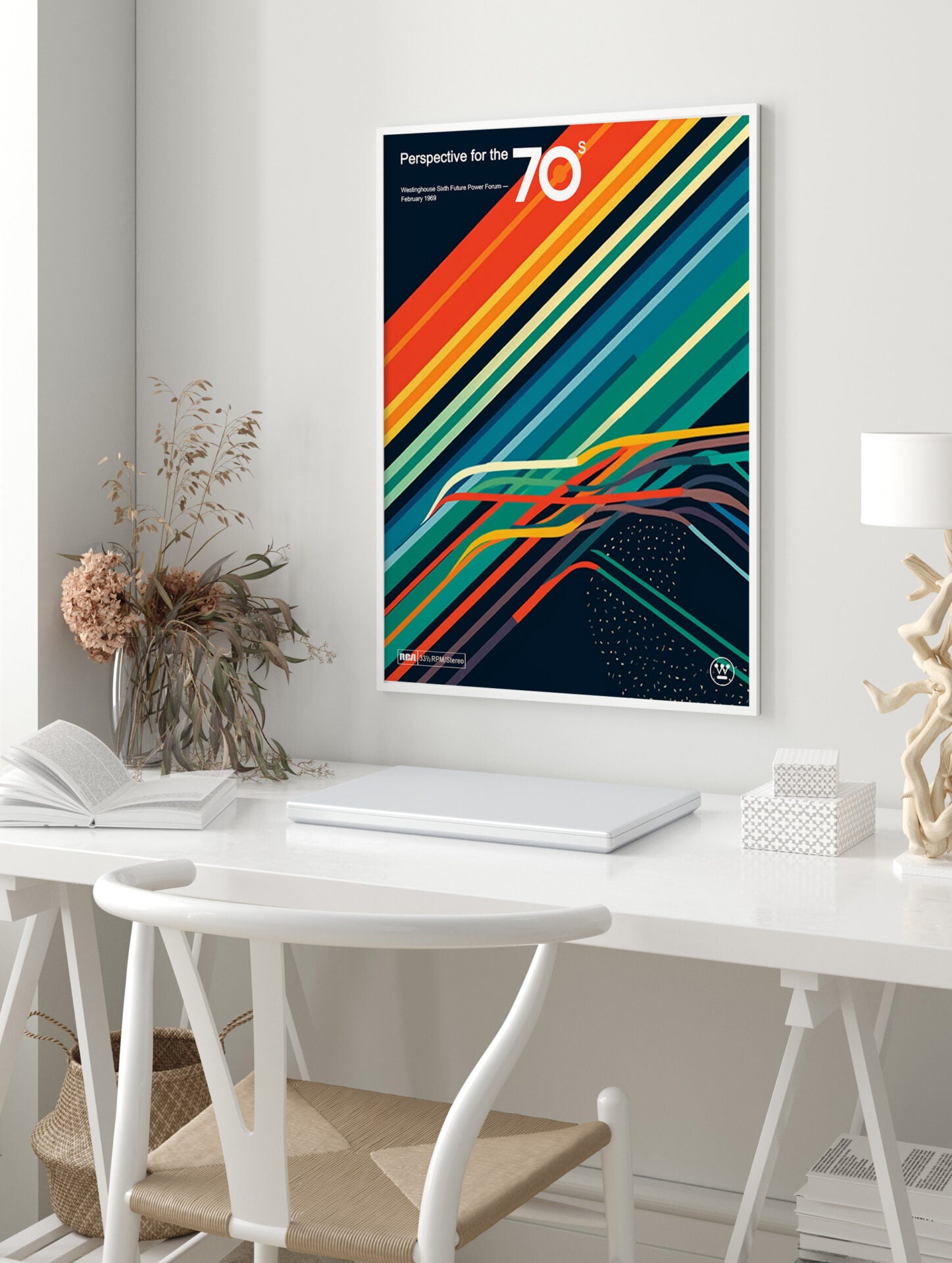 Bauhaus Poster, Retro Abstract Artwork