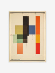 Bauhaus Poster, Retro Abstract Artwork