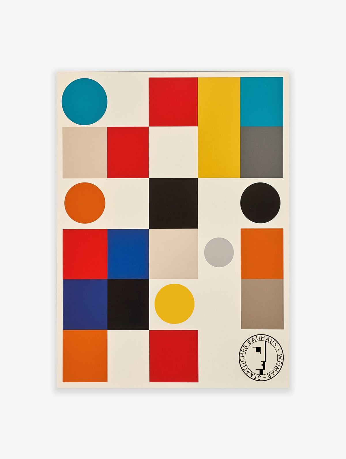 Bauhaus Poster, Retro Abstract Artwork