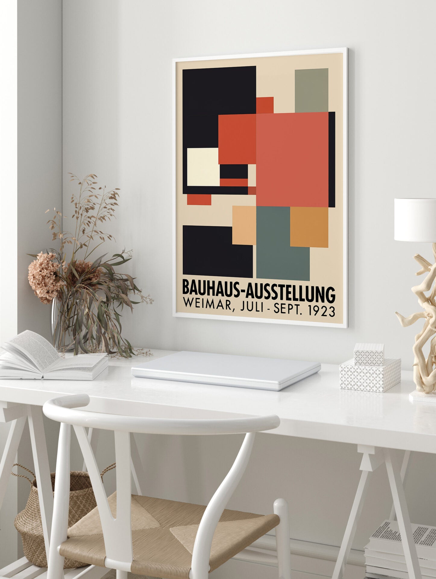 Bauhaus Ausstellung 1923 Poster, Abstract Print